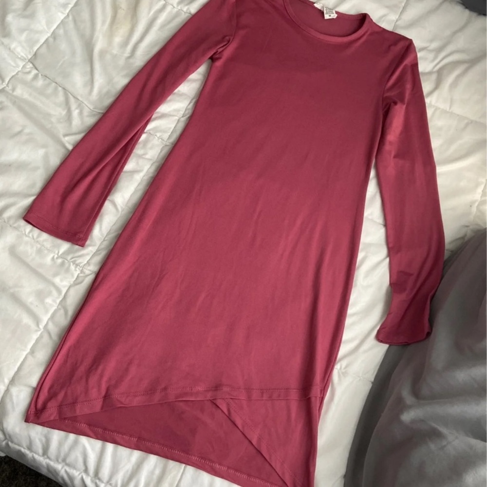 Pink body con dress